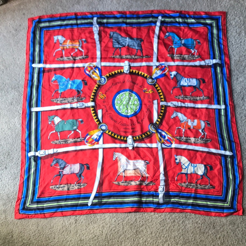 Vintage authentic Hermès scarf